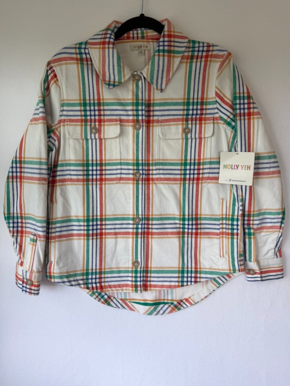 Molly Yeh Flannel Shirt Jacket Size XS